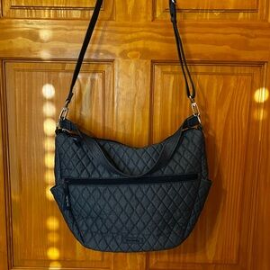 Vera Bradley Denim Color Quilted Hobo Bag